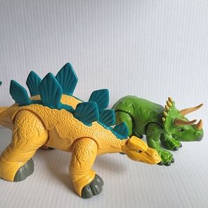 Dinosaurs Fisher Price lot of 2 movable
